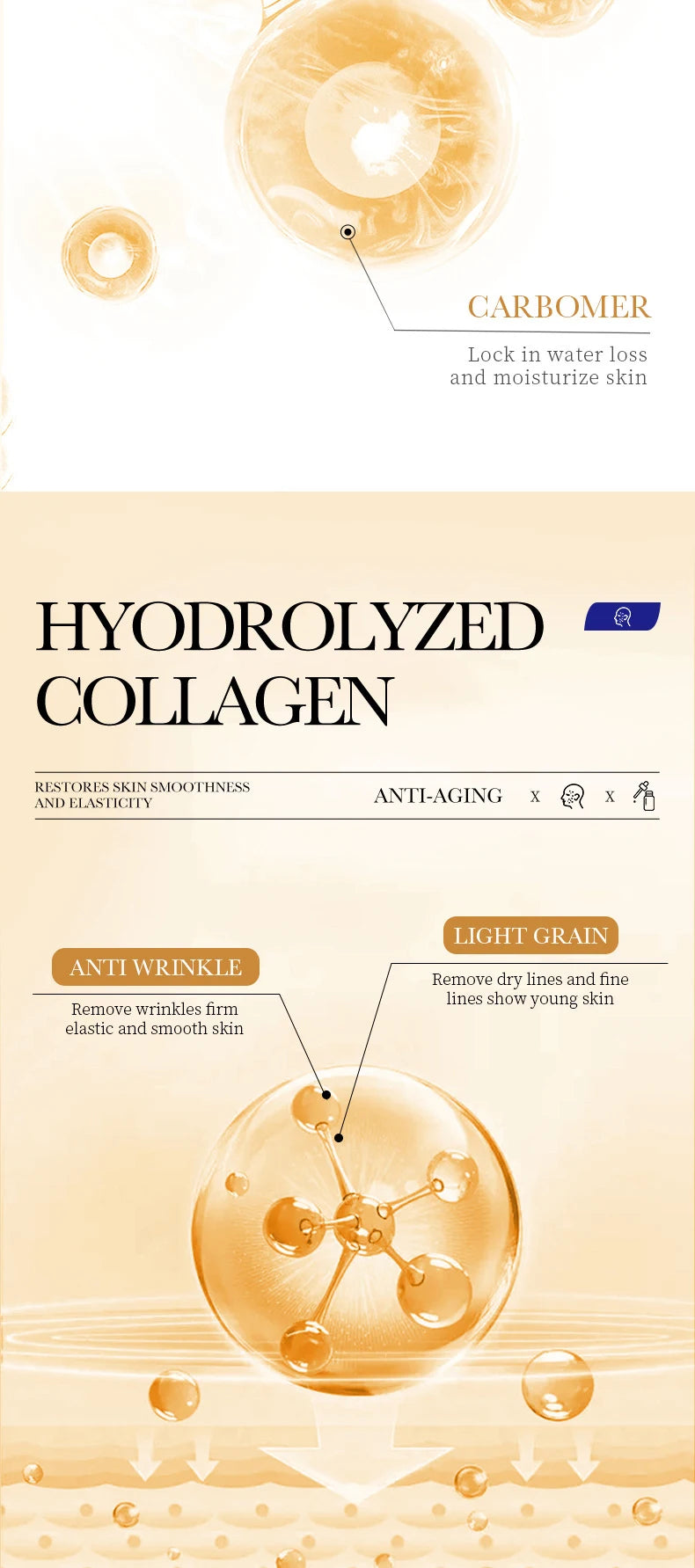  Sérum Collagène – Hydratant & Anti-Âge 