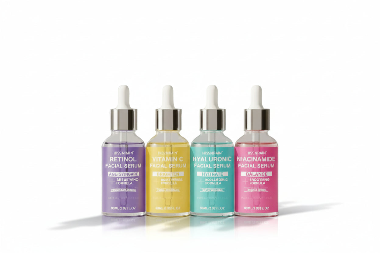 HISENRAIN Serum Set – 4-in-1 Luxury Facial Treatment