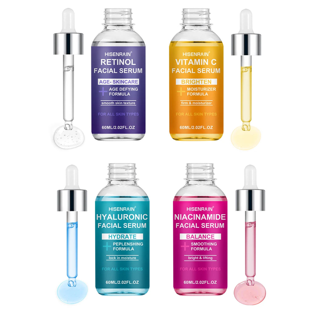 HISENRAIN Serum Set – 4-in-1 Luxury Facial Treatment