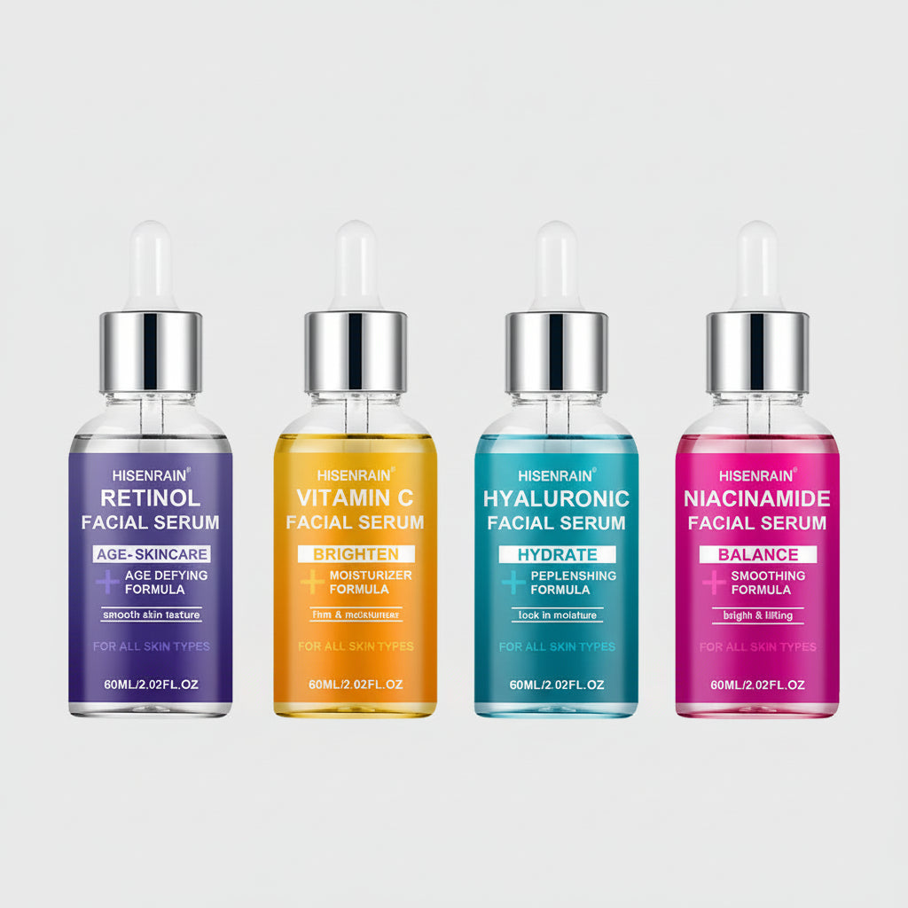 HISENRAIN Serum Set – 4-in-1 Luxury Facial Treatment