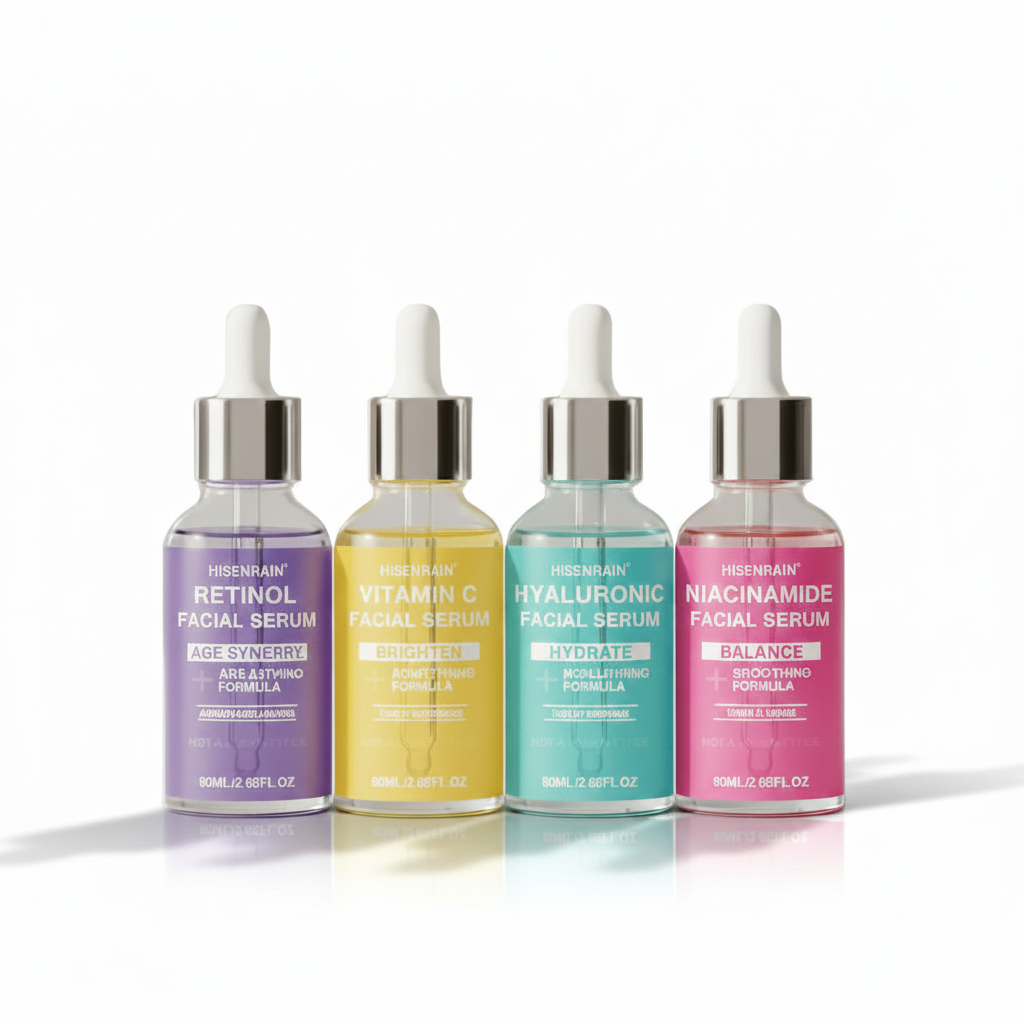 HISENRAIN Serum Set – 4-in-1 Luxury Facial Treatment